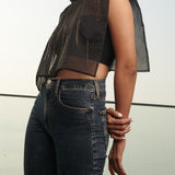 CHAIN TASSEL BIB